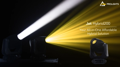 PROLIGHTS presenta Jet Hybrid200: Il nuovo standard in termini di versatilità e convenienza